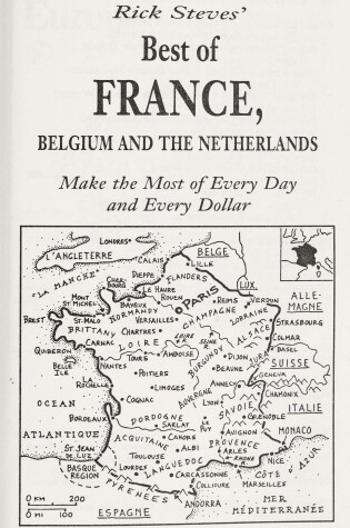 Cover of Rick Steves' Best of France, Belgium and the Netherlands 1995