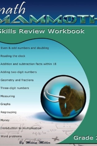 Cover of Math Mammoth Grade 2 Skills Review Workbook