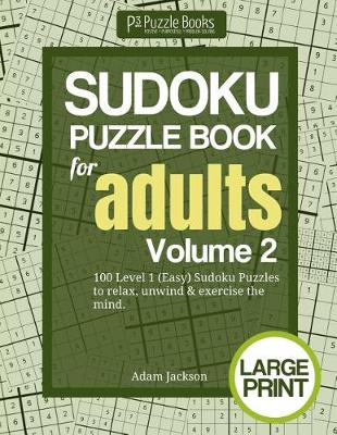 Cover of Sudoku Puzzle Book for Adults