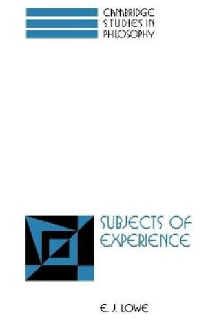 Cover of Subjects of Experience