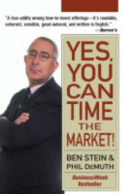 Book cover for Yes, You Can Time the Market!