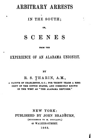 Cover of Arbitrary Arrests in the South
