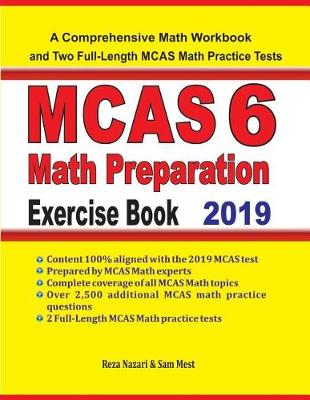 Book cover for MCAS 6 Math Preparation Exercise Book