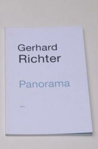 Cover of Gerhard Richter: Panorama