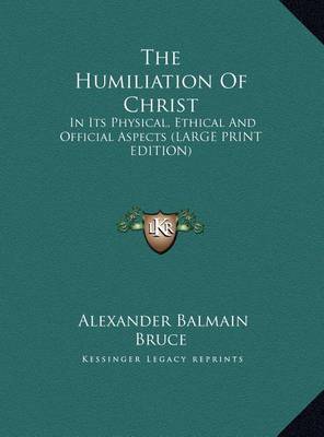 Book cover for The Humiliation of Christ