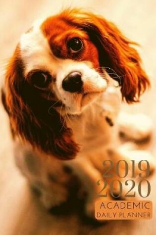 Cover of 2019-2020 Academic Daily Planner Puppy Dog Organizer With Bible Sermon Notes