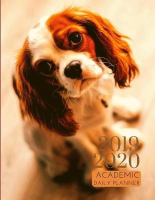 Book cover for 2019-2020 Academic Daily Planner Puppy Dog Organizer With Bible Sermon Notes