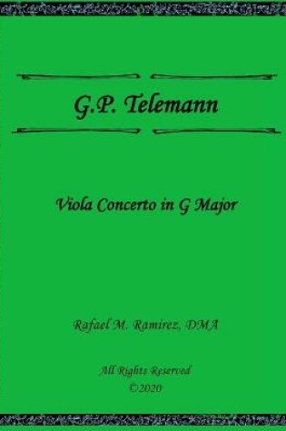 Cover of G.P. Telemann Concerto in G Major