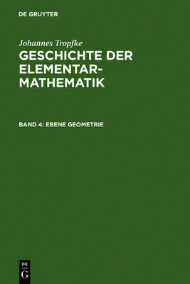 Book cover for Ebene Geometrie