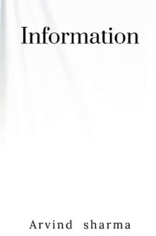 Cover of information