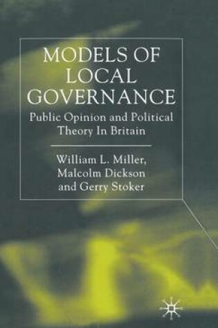 Cover of Models of Local Governance