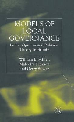 Book cover for Models of Local Governance