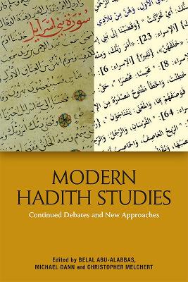 Cover of Modern Hadith Studies