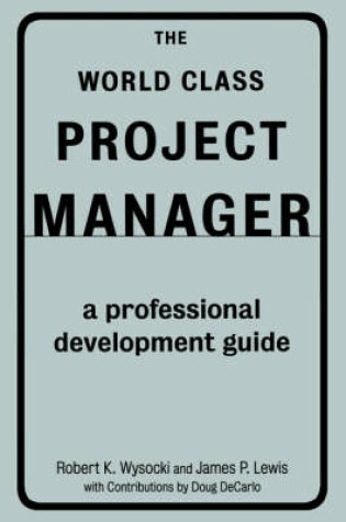 Cover of The World Class Project Manager