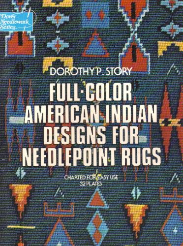 Book cover for Full-colour American Indian Design for Needlepoint Rugs