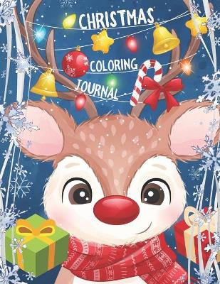 Book cover for Christmas Coloring Journal