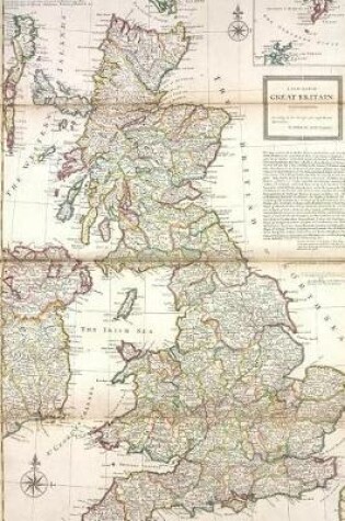 Cover of An Antique 1736 Map of Great Britain Journal
