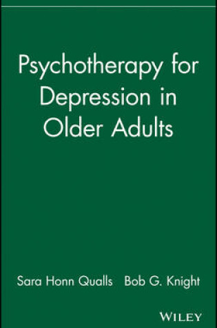 Cover of Psychotherapy for Depression in Older Adults