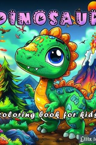 Cover of Dinosaur coloring book for kids