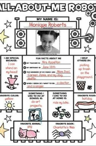 Cover of Graphic Organizer Posters: All-About-Me Robot: Grades K-2