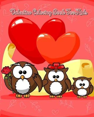 Book cover for Valentine Coloring Book For Kids