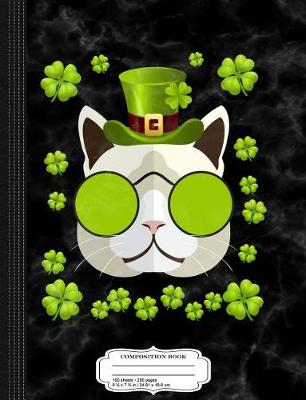 Book cover for Irish Leprechaun Cat Composition Notebook