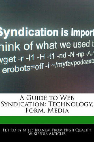 Cover of A Guide to Web Syndication
