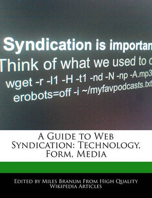 Book cover for A Guide to Web Syndication