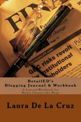 Book cover for RetailED's Blogging Journal & Workbook