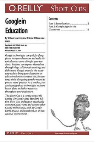 Cover of Google in Education