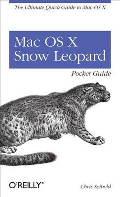 Book cover for Mac OS X Snow Leopard Pocket Guide