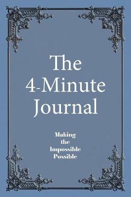 Book cover for The 4-Minute Journal - Dated Blue-Gray