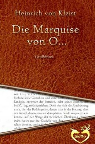 Cover of Die Marquise von O... - Grossdruck