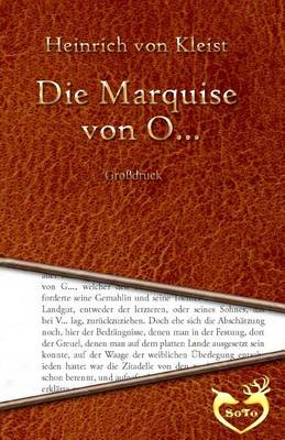 Book cover for Die Marquise von O... - Grossdruck