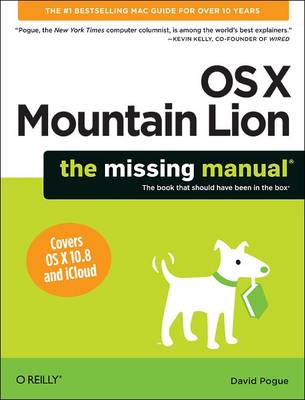 Book cover for Mac OS X Mountain Lion: The Missing Manual