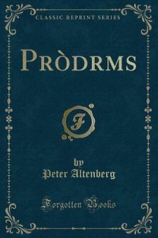 Cover of Pròdrŏmŏs (Classic Reprint)