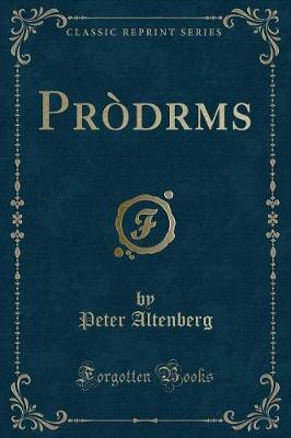 Book cover for Pròdrŏmŏs (Classic Reprint)