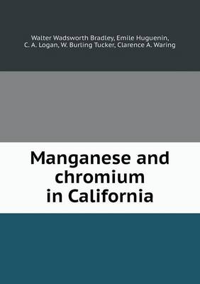 Book cover for Manganese and chromium in California