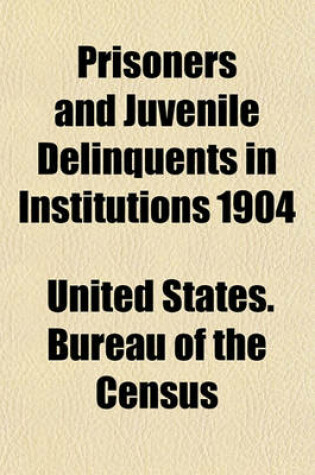 Cover of Prisoners and Juvenile Delinquents in Institutions 1904
