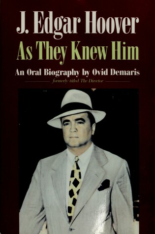 Cover of J. Edgar Hoover: as They Knew Him