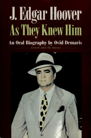 Book cover for J. Edgar Hoover: as They Knew Him