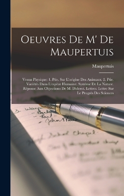 Book cover for Oeuvres De M' De Maupertuis