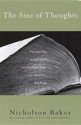 Book cover for Size of Thoughts, The: Essays and Other Lumber