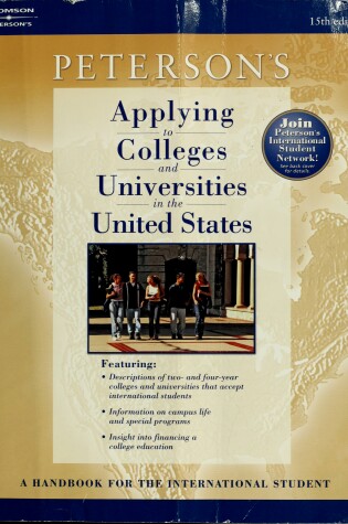 Cover of Applying to College&Univ in Th