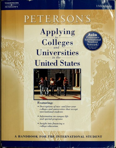 Book cover for Applying to College&Univ in Th