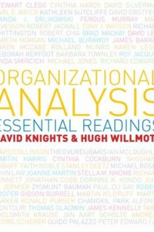Cover of Organizational Analysis: Essential Readings