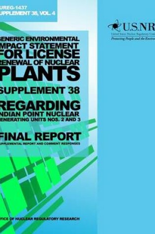 Cover of Generic Environmental Impact Statement for License Renewal of Nuclear Plants, Supplement 38