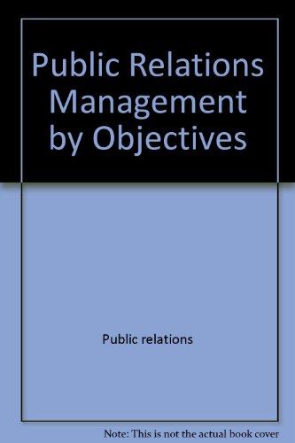 Cover of Public Relations Management by Objectives