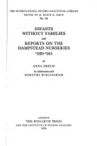 Cover of Infants without Families