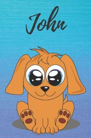 Cover of John dog coloring book / notebook / journal / diary